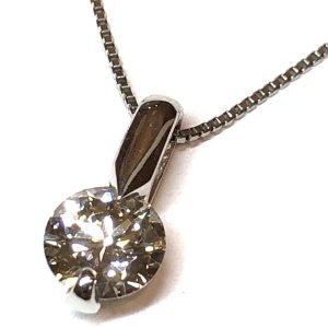 Pt900 プラチナ ダイヤモンド付き ネックレス アクセサリー