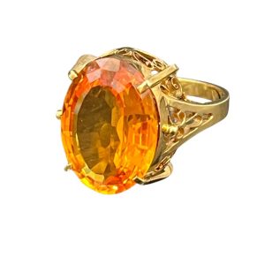 K18 18金 シトリン リング 指輪の買取実績 | 買取専門店さすがや