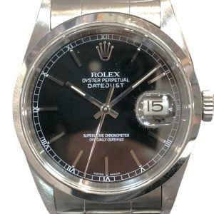 ロレックス ROLEX デイトジャスト Ref.16200 黒文字盤