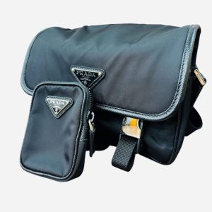 PRADA プラダ サフィアーノ レザーショルダーバッグ