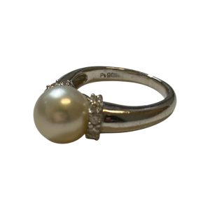 Pt900 プラチナ900 リング 石あり