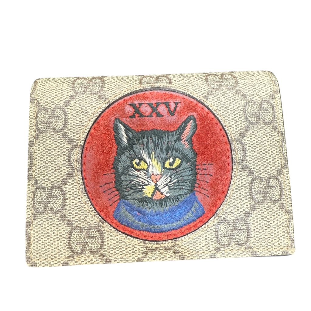 GUCCI ミスティックキャット 二つ折り財布