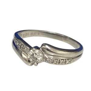 Pt900リング　ダイヤモンド0.2ct
