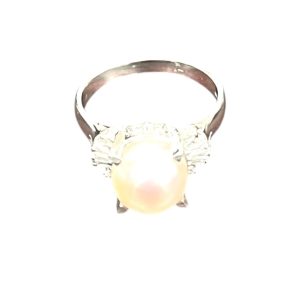 Pt900 石あり リング