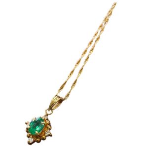 K18 エメラルド リング