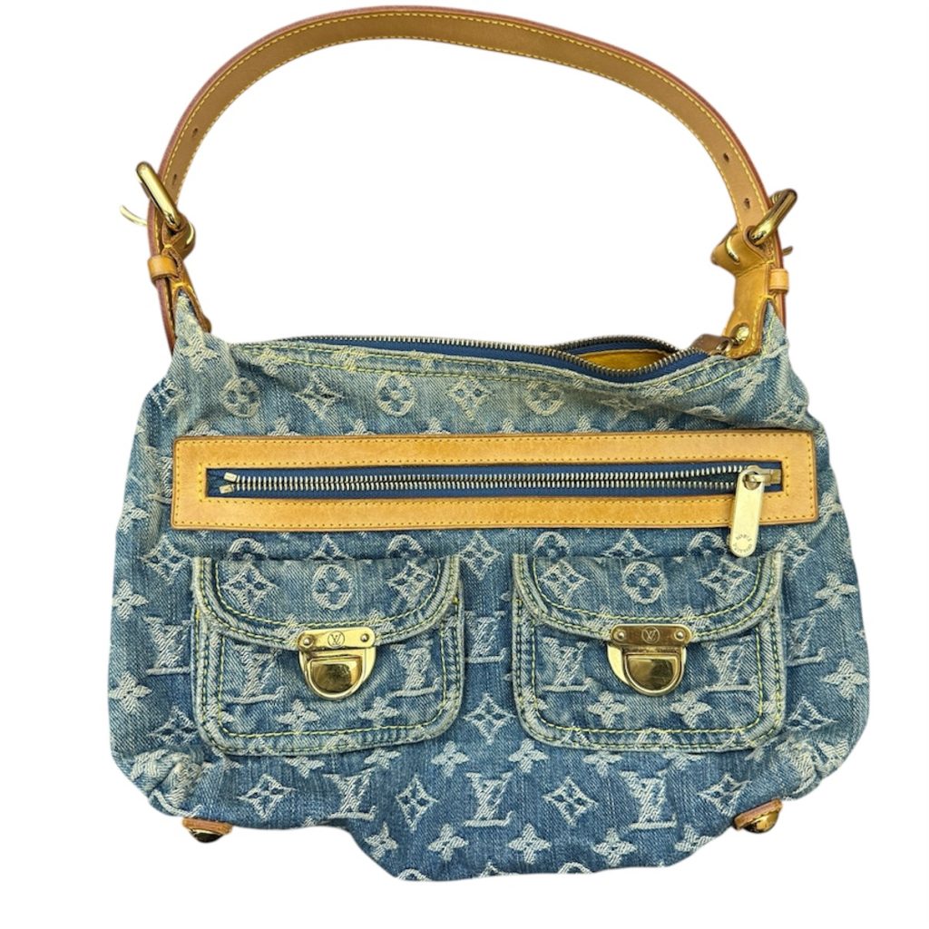 LOUIS VUITTON ルイヴィトン モノグラムデニム バギーPM ショルダーバッグ ワンショルダー M95049
