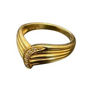 K18 メレダイヤリング