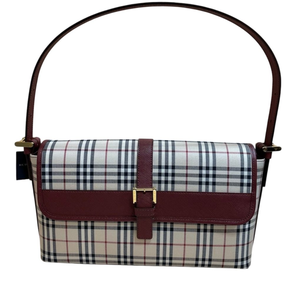 Burberry バーバリーキャンバス ショルダーバッグ