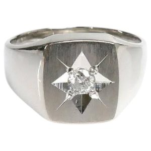 Pt900　プラチナ900　印台リング