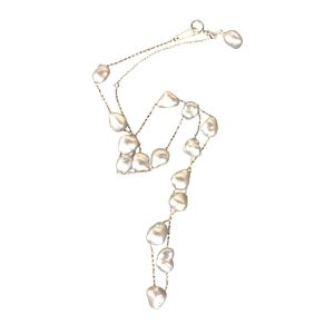 K18WG 18金ホワイトゴールド ネックレス