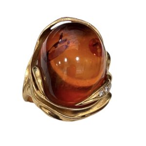 K18（18金）リング 石あり