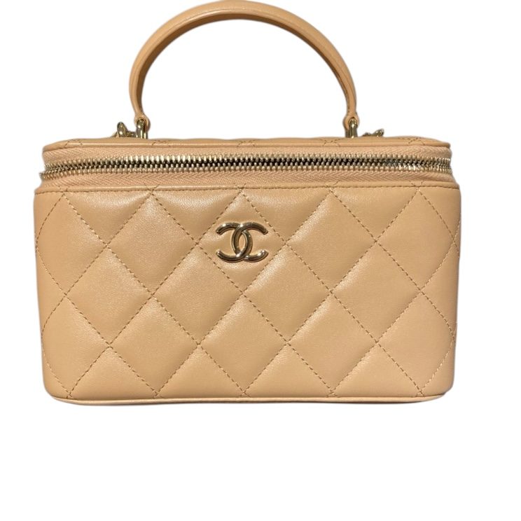 CHANEL シャネル バニティバッグ ラムスキン