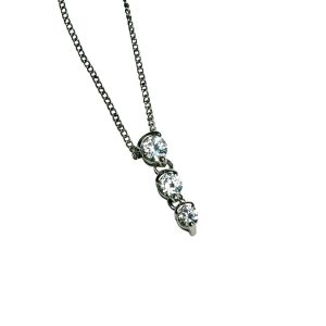 Pt900 ダイヤモンド リング ネックレス