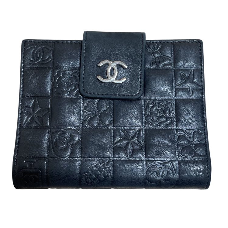 CHANEL(シャネル) アイコンライン Wホック 二つ折り財布