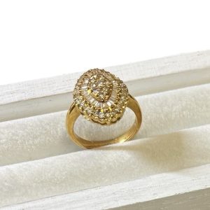 K18 18金 ゴールド リング ダイヤ ジュエリー 貴金属