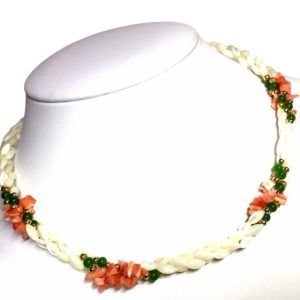 珊瑚 イヤリング