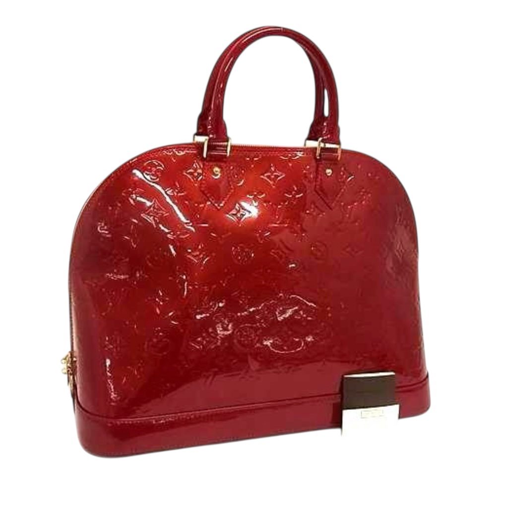 Louis Vuitton ルイ ヴィトン アルマGM モノグラムヴェルニ ハンドバッグ/ショルダーバッグ