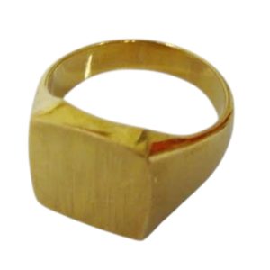 K18(18金)　印台リング