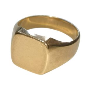 K18(18金)　印台リング