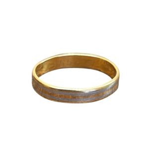 K18 Pt900 コンビ　リング(指輪)