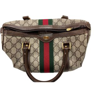 GUCCI】 タイガー プリント GG スプリーム キャンバス ベース