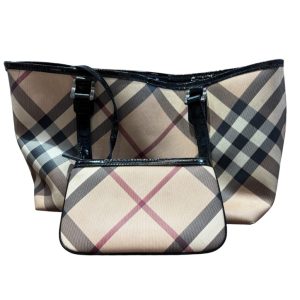 BURBERRY バーバリー ノバチェック シャドーホース ハンドバッグ