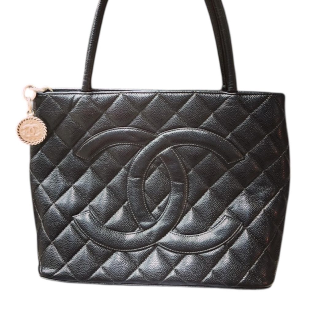シャネル トートバッグ キャビアスキン CHANEL