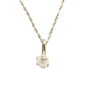 Pt850(プラチナ850)　ダイヤモンド付き　ネックレス