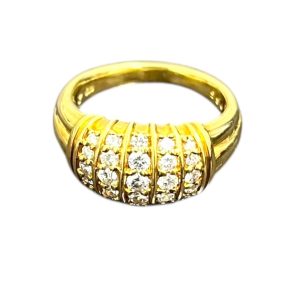 K18 ネックレス 石あり