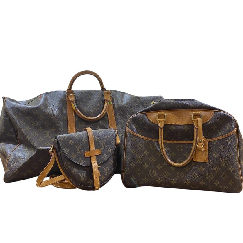 【Louis Vuitton】ルイヴィトンモノグラム・キーポル60・ドーヴィル・シャンティ・ショルダーバッグ・ハンドバッグ・ボストンバッグ・ブランドバッグ