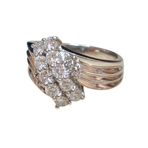 Pt900　リング　ダイヤモンド付き