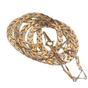 K18/Pt900 18金/プラチナ900 コンビ ネックレス