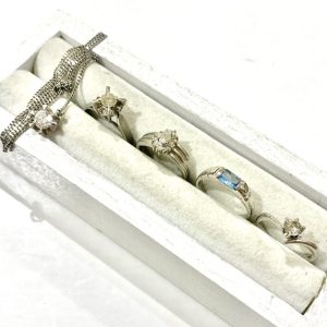 【Pt900ジュエリーまとめ】プラチナ900・ダイヤモンド・アクアマリン・ネックレス・リング・貴金属・アクセサリー