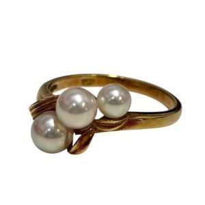 K18 リング 石あり 18金 アクセサリー