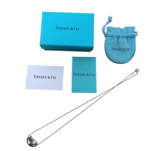 TIFFANY&Co. ティファニー ビーンズ シルバー 925 ネックレス 箱・巾着袋付き アクセサリー sv925