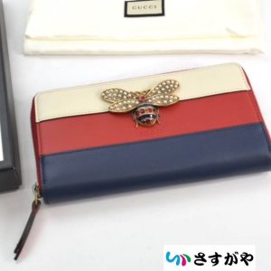 GUCCI グッチ グッチシマ ドリアン GG柄 ラウンドファスナー長