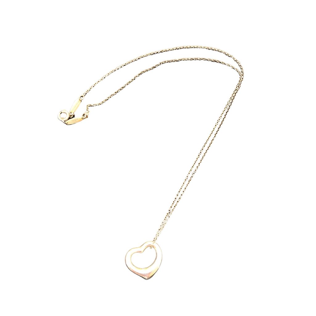 ティファニー TIFFANY&CO. オープンハート ネックレス シルバー