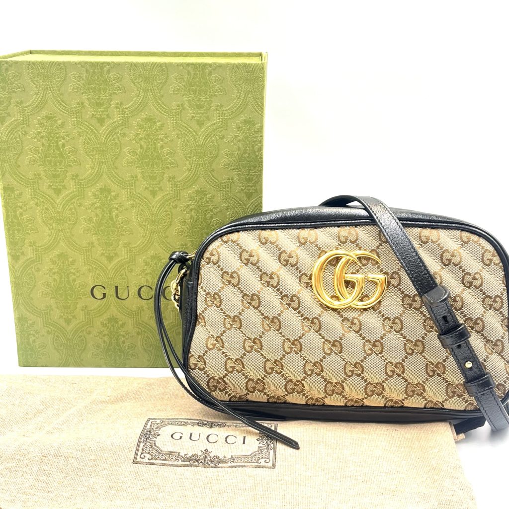GUCCI グッチ GGマーモント キルティング ショルダーバッグ|高崎市井野町