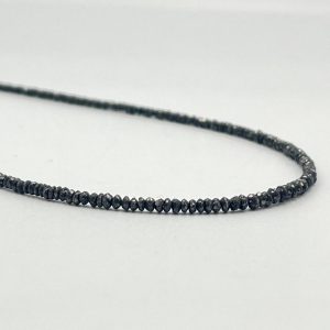 【ブラックダイヤモンドネックレス K18WG】|伊勢崎市佐上町