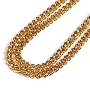 K18(18金) 2面シングル 喜平ネックレス|前橋市箱田町