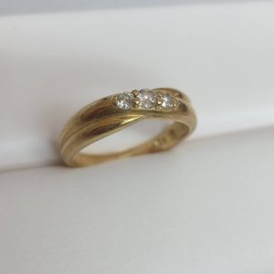 K18 メレダイヤリング