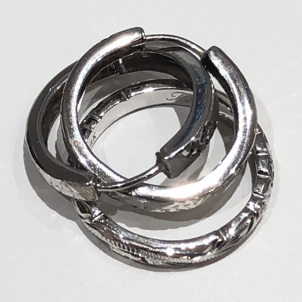 14K / K14WG / リング ピアス