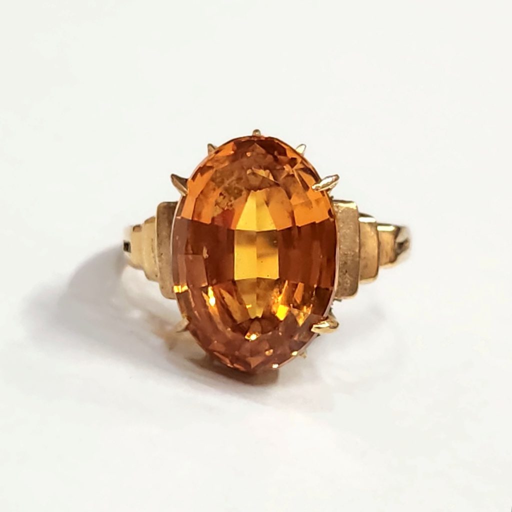 18金 (K18) シトリン リング アクセサリー ジュエリー | 根室市曙町