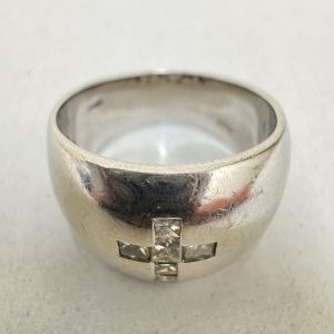 K18 / WG / 指輪 / リング / メレ / ダイヤ