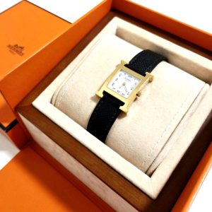 HERMES エルメス Hウォッチ レディース腕時計
