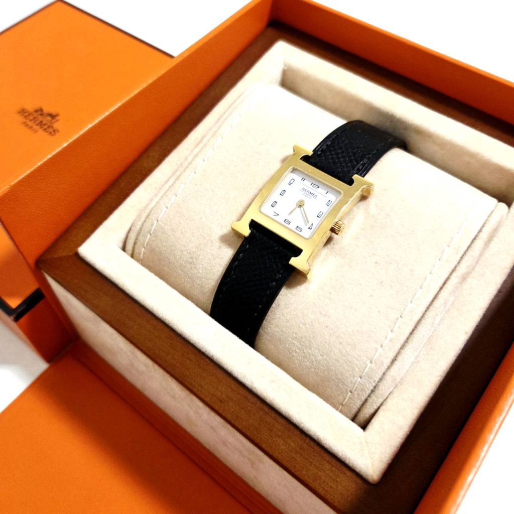 HERMES エルメス Hウォッチ レディース腕時計