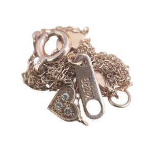 K10PGネックレス Dメレ付き