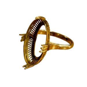 K18 リング 石なし 18金 枠のみ アクセサリー
