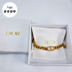 Dior ディオール ブレスレット CDロゴ メッキ製の買取実績