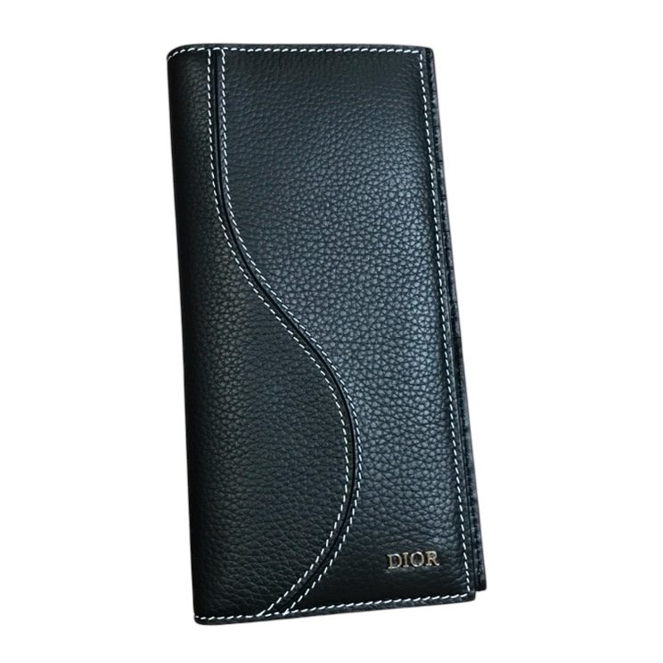Dior ディオール サドル バーティカル ブラック 長財布